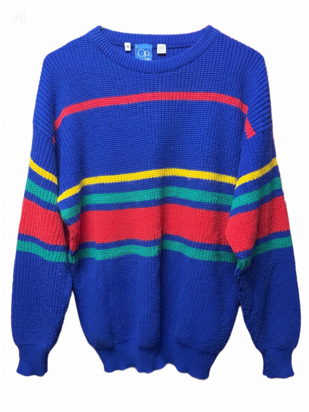 Vintage 80s OP Ocean Pacific vibrant sweater